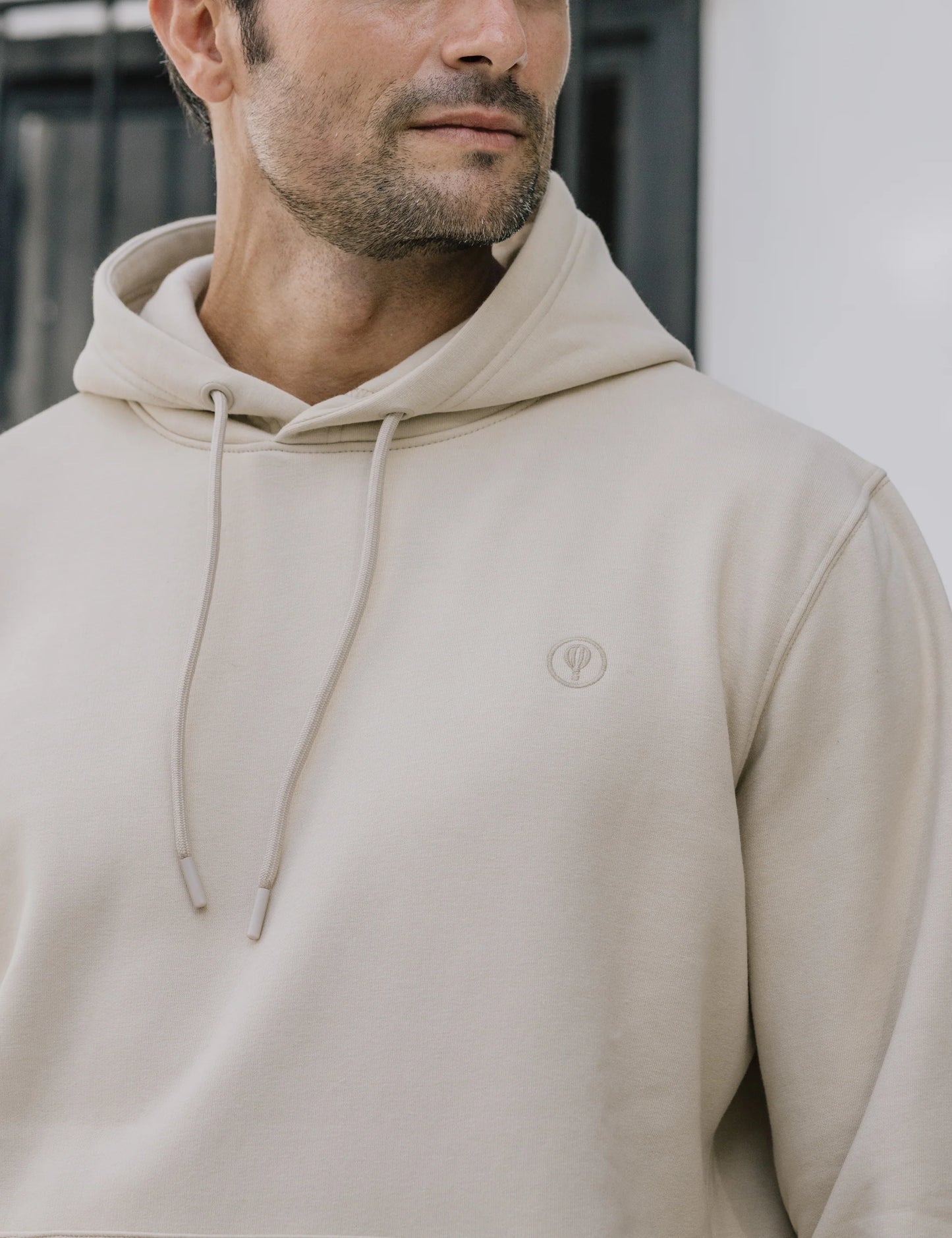 CELOPMAN Beige Premium Hoodie.