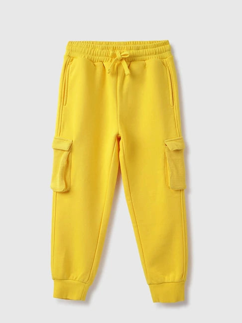 Yellow Cargo Trousers - Owlence